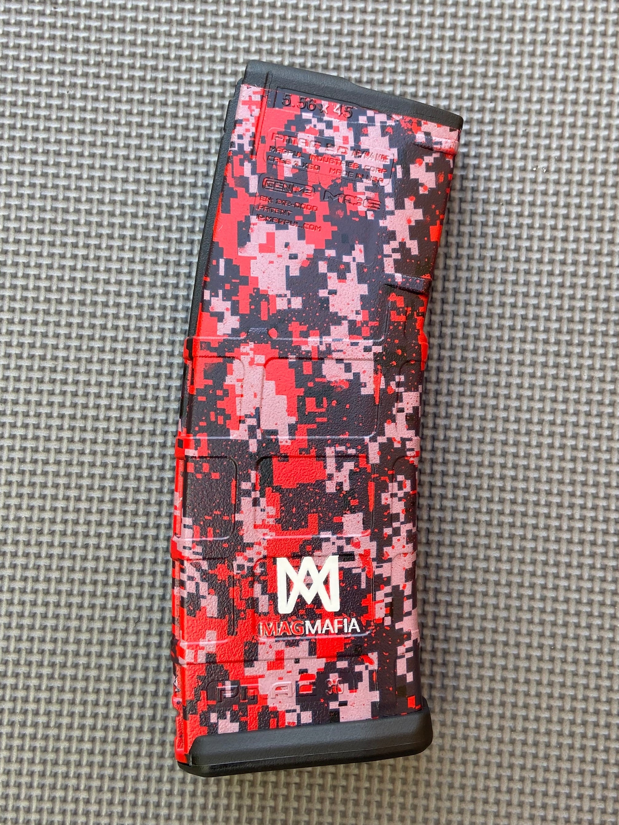 Limited Edition 30-Round AR Magazine Red Digital Camo