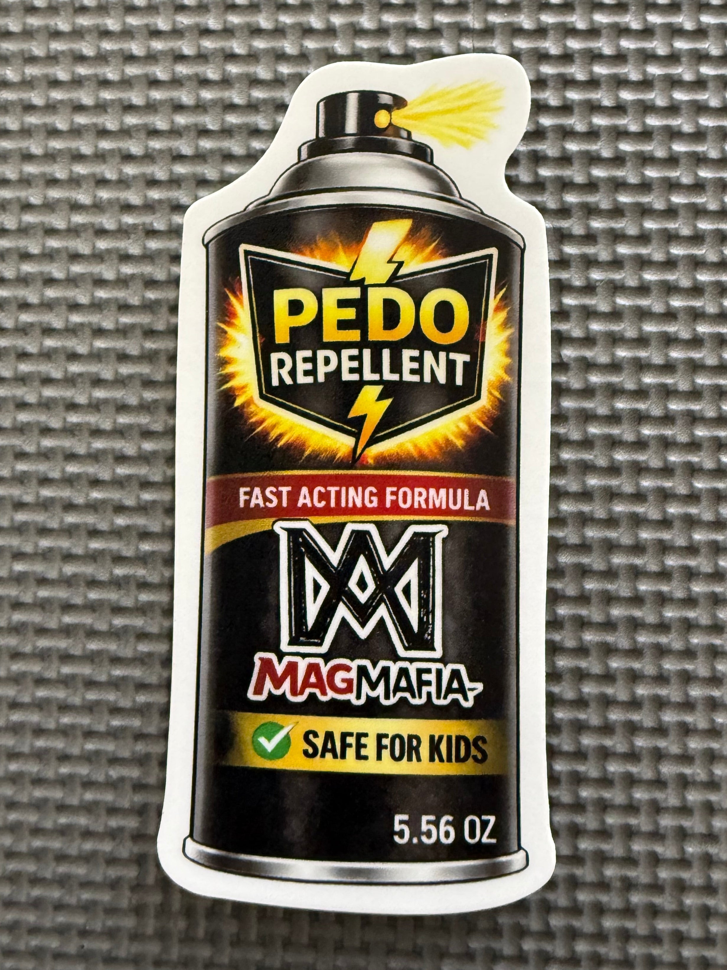 Pedo Repellent Sticker
