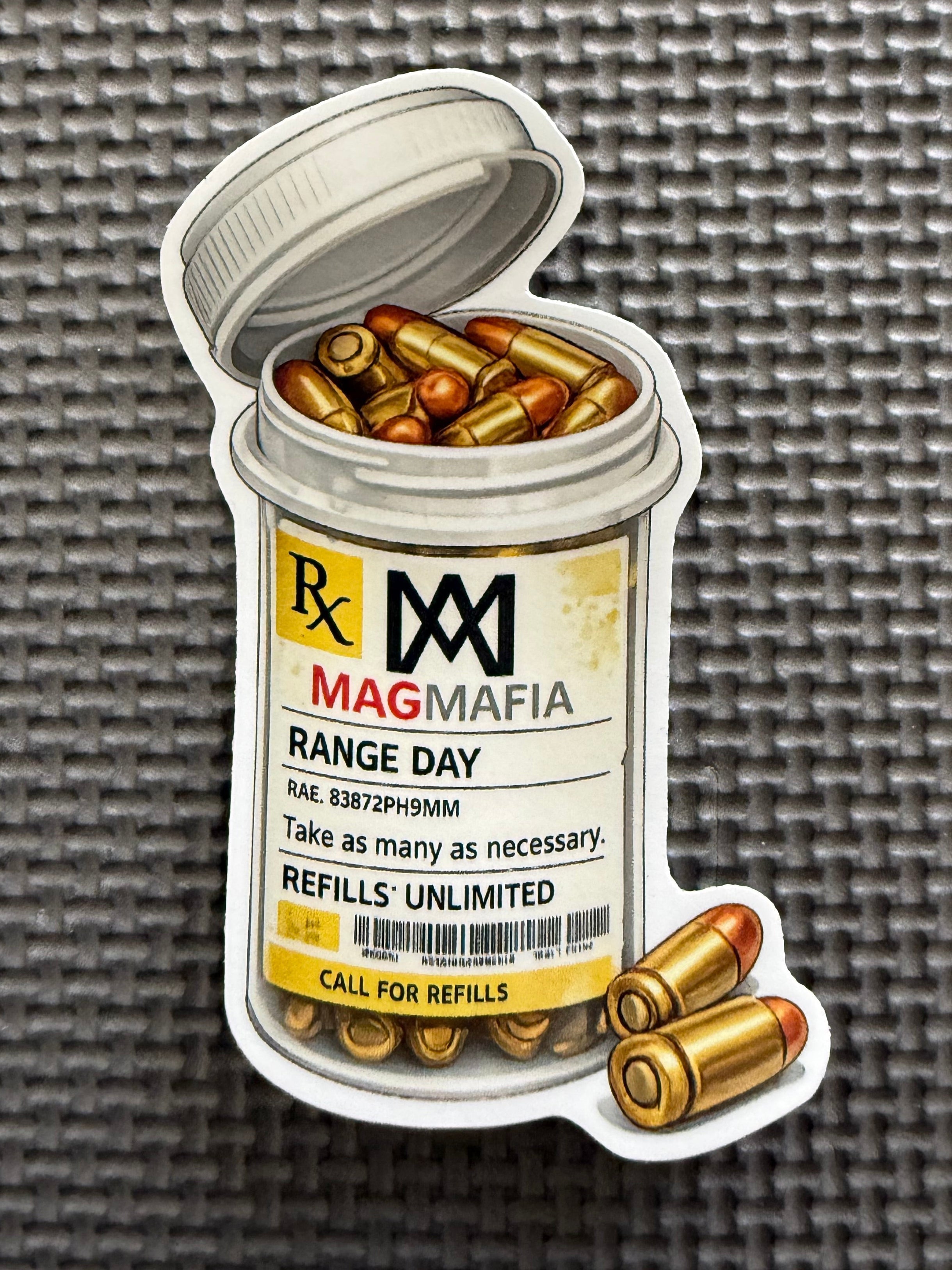 Range Day Prescription Sticker